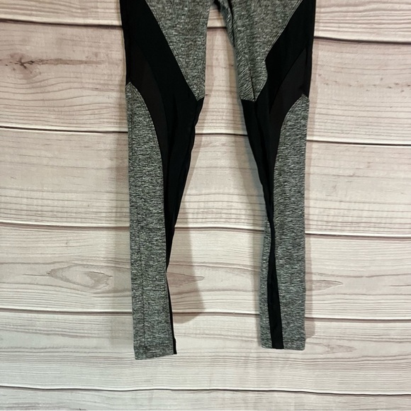 KORAL Frame Heathered Grey Mesh Panel Leggings - Picture 5 of 10